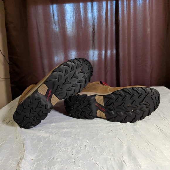 Columbia Newton Ridge Boots Mens Size 15W Hiking Brown Waterproof Gorpcore - Picture 7 of 8